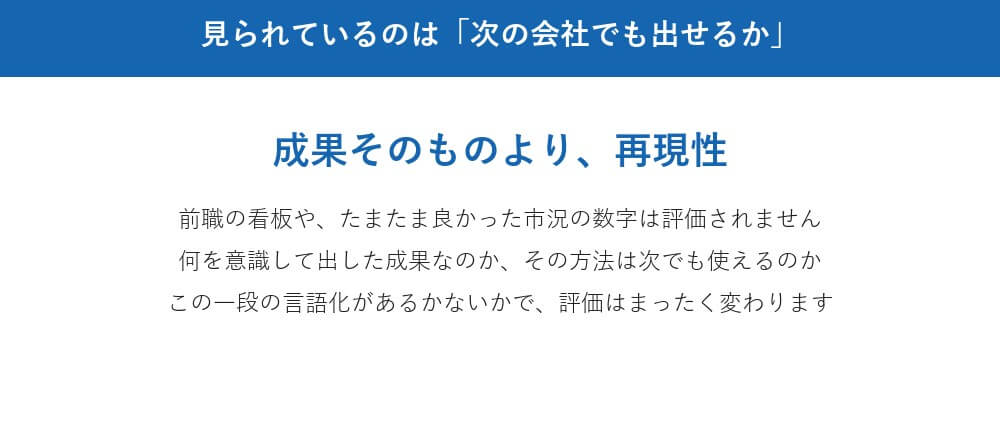 30代の方へ ── 再現性を説明できるかどうかがすべてです